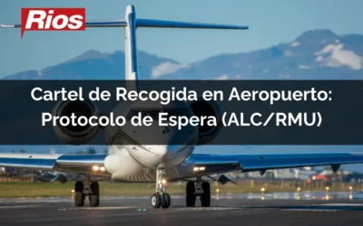 Cartel de Recogida en Aeropuerto: Protocolo de Espera (ALC/RMU)